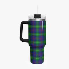 Boyle Tartan Crest 40 oz Insulated Tumbler with Handle