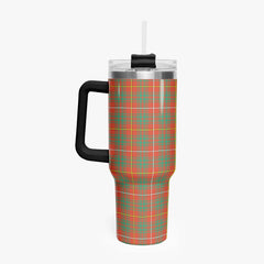 Bruce Ancient Tartan Crest 40 oz Insulated Tumbler with Handle