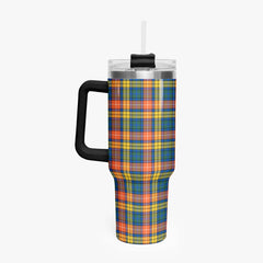 Buchanan Ancient Tartan Crest 40 oz Insulated Tumbler with Handle