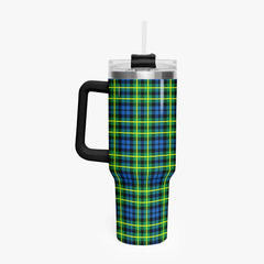 Campbell of Breadalbane Ancient Tartan Crest 40 oz Insulated Tumbler with Handle