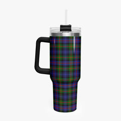 Fleming Tartan Crest 40 oz Insulated Tumbler with Handle