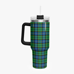 Forsyth Ancient Tartan Crest 40 oz Insulated Tumbler with Handle