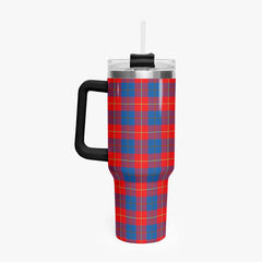 Galloway Red Tartan Crest 40 oz Insulated Tumbler with Handle