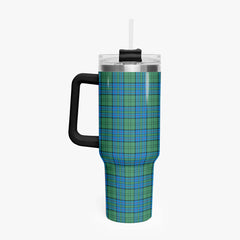 Lockhart Tartan Crest 40 oz Insulated Tumbler with Handle