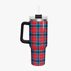 MacTavish Modern Tartan Crest 40 oz Insulated Tumbler with Handle
