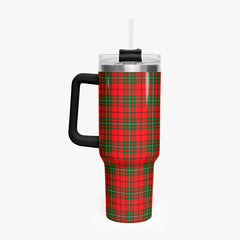 McAulay Modern Tartan Crest 40 oz Insulated Tumbler with Handle