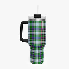 McKenzie Dress Modern Tartan Crest 40 oz Insulated Tumbler with Handle