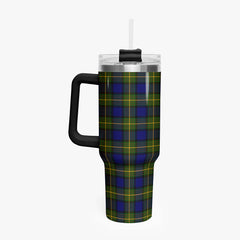 Muir Tartan Crest 40 oz Insulated Tumbler with Handle