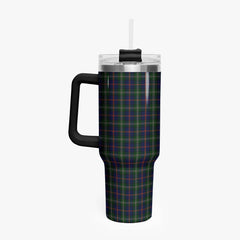 Purves Tartan Crest 40 oz Insulated Tumbler with Handle
