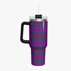 Wardlaw Modern Tartan Crest 40 oz Insulated Tumbler with Handle