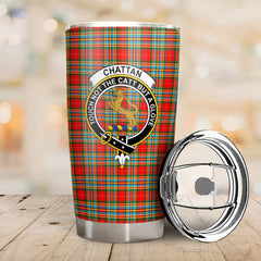 Chattan Tartan Crest Tumbler