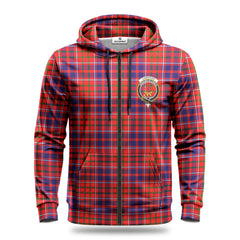 Cameron of Lochiel Modern Tartan Crest Hoodie