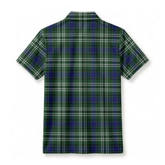 Blyth Tartan Crest Birdseye Mesh Polo Shirt