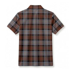 Cameron of Erracht Weathered Tartan Crest Birdseye Mesh Polo Shirt