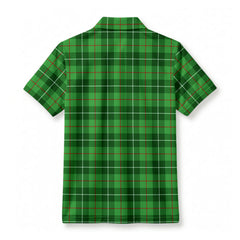 Clephan (or Clephane) Tartan Crest Birdseye Mesh Polo Shirt