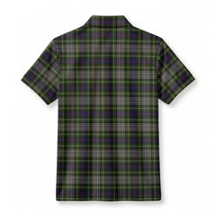 Davidson Tulloch Dress Tartan Crest Birdseye Mesh Polo Shirt