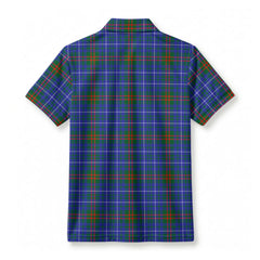 Edmonstone Tartan Crest Birdseye Mesh Polo Shirt
