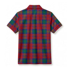 Fotheringham Tartan Crest Birdseye Mesh Polo Shirt