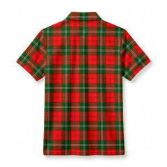 Gartshore Tartan Crest Birdseye Mesh Polo Shirt