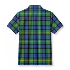 Gordon Old Ancient Tartan Crest Birdseye Mesh Polo Shirt