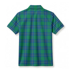 Irvine Ancient Tartan Crest Birdseye Mesh Polo Shirt