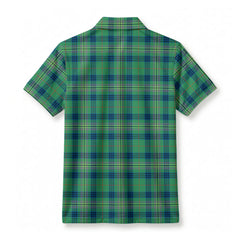 Kennedy Ancient Tartan Crest Birdseye Mesh Polo Shirt