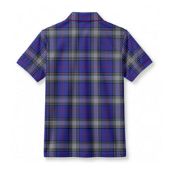 Kinnaird Tartan Crest Birdseye Mesh Polo Shirt
