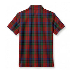 Leith Tartan Crest Birdseye Mesh Polo Shirt