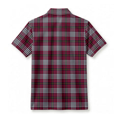 Little Tartan Crest Birdseye Mesh Polo Shirt
