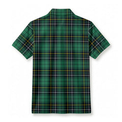 MacAlpine Ancient Tartan Crest Birdseye Mesh Polo Shirt