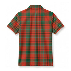 MacAulay Ancient Tartan Crest Birdseye Mesh Polo Shirt