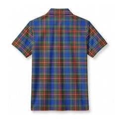 MacBeth Ancient Tartan Crest Birdseye Mesh Polo Shirt