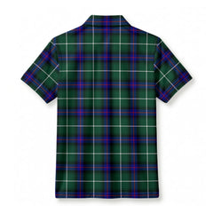 MacDonald of the Isles Hunting Modern Tartan Crest Birdseye Mesh Polo Shirt
