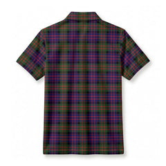 MacDonnell of Glengarry Modern Tartan Crest Birdseye Mesh Polo Shirt