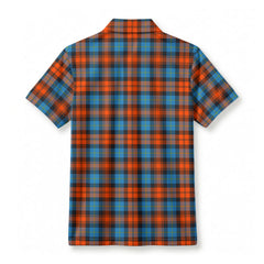 MacLachlan Ancient Tartan Crest Birdseye Mesh Polo Shirt