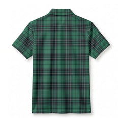 MacLean Hunting Ancient Tartan Crest Birdseye Mesh Polo Shirt