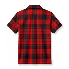 MacLeod of Raasay Tartan Crest Birdseye Mesh Polo Shirt