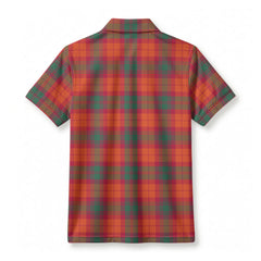 MacNab Ancient Tartan Crest Birdseye Mesh Polo Shirt