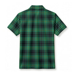 McArthur Ancient Tartan Crest Birdseye Mesh Polo Shirt