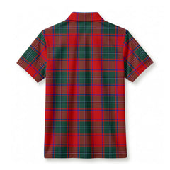 McPhail Clan Tartan Crest Birdseye Mesh Polo Shirt