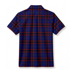 Wedderburn Tartan Crest Birdseye Mesh Polo Shirt