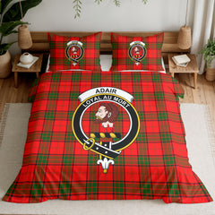 Adair Modern Tartan Crest Bedding Set