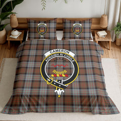 Cameron of Erracht Weathered Tartan Crest Bedding Set