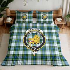 Campbell Dress Tartan Crest Bedding Set