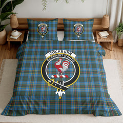 Cockburn Modern Tartan Crest Bedding Set