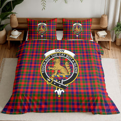 Gow (or McGouan) Tartan Crest Bedding Set