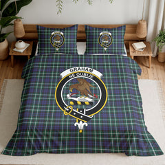 Graham of Montrose Modern Tartan Crest Bedding Set