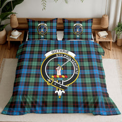 Guthrie Ancient Tartan Crest Bedding Set