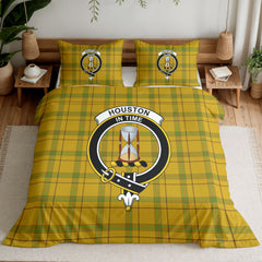 Houston Tartan Crest Bedding Set