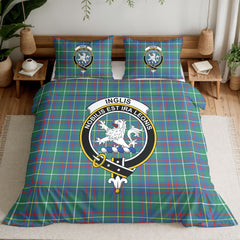 Inglis Ancient Tartan Crest Bedding Set